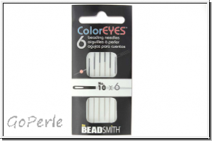 COLOREYES Perlennadel, Nr. 10, K�rtchen mit 6 Nadeln