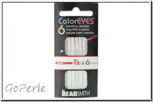 COLOREYES Perlennadel, Nr. 12, K�rtchen mit 6 Nadeln