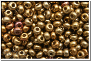 b�hm. Rocailles, 11/0, bronze, met., iris., satin, 10g