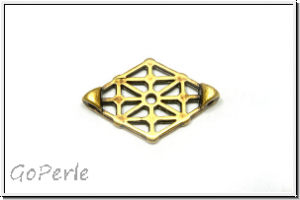 Verbinder "CLIMA", CYMBAL, 20x13,3mm, antikmessingfb., Metall, 1 Stk.