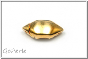 Magnetverschluss "RALAKI", CYMBAL, 6,9x14,8mm, vergoldet, Metall, 1 Stk.