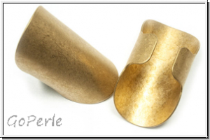 Fingerring "Zigarrenband, gro�", Durchmesser ca. 19mm, antikmessingfb., Messing, 1 Stk.