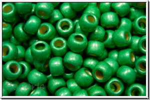 R-08-0588fPF, TOHO Rocailles, 08/0, spearmint, galv., met., perm.-finish, matte, 10g