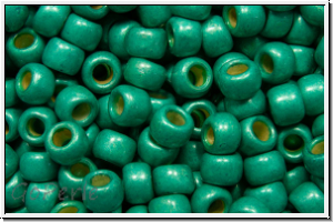 R-08-0578fPF, TOHO Rocailles, 08/0, turquoise, galv., met., perm.-finish, matte, 10 g