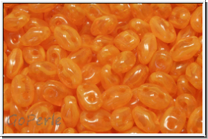 MiniDuo Beads, MATUBO, 2,5x4mm, orange, opal, 5g
