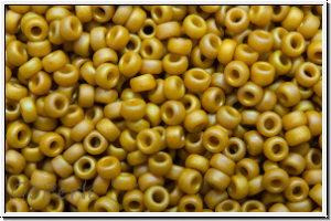 RR-15-4693, MIYUKI Rocailles, 15/0, pistachio, op., glaze, matte, AB, 5g