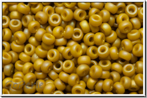 RR-11-4693, MIYUKI Rocailles, 11/0, pistachio, op., glaze, matte, AB, 10g