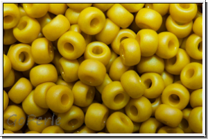 RR-08-4692, MIYUKI Rocailles, 08/0, yellow, op., glaze, matte, AB, 10g
