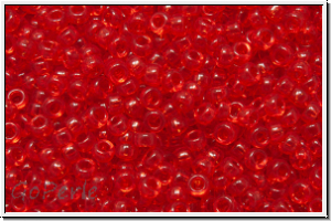 RR-15-0140, MIYUKI Rocailles, 15/0, red, trans., 5g