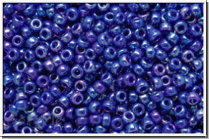 RR-15-0484, MIYUKI Rocailles, 15/0, blue, royal, op., AB, 5g