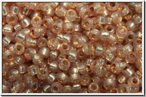 RR-15-4243, MIYUKI Rocailles, 15/0, topaz gold (dyed), trans., silver-ld., duracoat, 5g