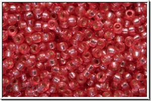 RR-15-4266, MIYUKI Rocailles, 15/0, fuchsia (dyed), trans., silver-ld., duracoat, 5g