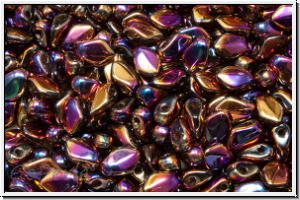 Gekko�-Beads, 3x5mm, crystal, trans., full sliperit, 50 Stk.