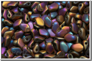 Gekko�-Beads, 3x5mm, crystal, trans., full sliperit, matte, 50 Stk.