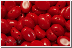 Candy-Beads�, oval, PRECIOSA, 6x8mm, orange, coral, op., 20 Stk.