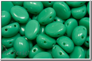 Candy-Beads�, oval, PRECIOSA, 6x8mm, turquoise, op., 20 Stk.