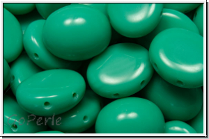 Candy-Beads�, oval, PRECIOSA, 10x12mm, turquoise, op., 10 Stk.