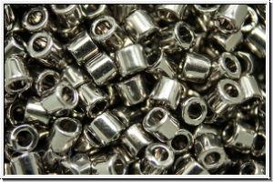 DBL0021, MIYUKI Delica, 08/0, nickel plated, met., 5g