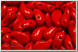 ZoliDuo�-Beads, 5x8mm, left, red, op., 25 Stk.