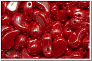 ZoliDuo�-Beads, 5x8mm, right, red, op., luster, 25 Stk.