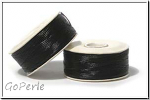 NYMO, Size00, Beading Thread, Nylon-F�delgarn, black, 1 Spule