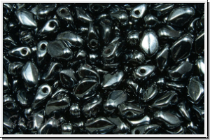Gekko�-Beads, 3x5mm, hematite, met., 50 Stk.