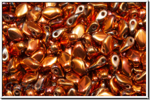 Gekko�-Beads, 3x5mm, crystal, trans., full sunset, 50 Stk.