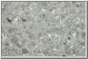 Gekko�-Beads, 3x5mm, crystal, trans., 50 Stk.