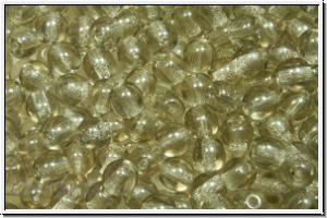 b�hm. Glasperle, rund, 4mm, black diamond, trans., 50 Stk.