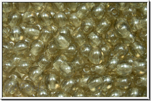 b�hm. Glasperle, rund, 4mm, black diamond, trans., luster, 50 Stk.