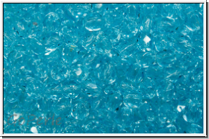 B�hm. Glasschliffperle, PRECIOSA, feuerpol., 3mm, aqua, trans., 50 Stk.