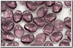 TP-20040, Tulip Petals, 6x8mm, amethyst, lt., trans., 25 Stk.