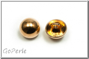 Knopf "Halbkugel", 11,5mm, goldfb., Zink, 1 Stk.