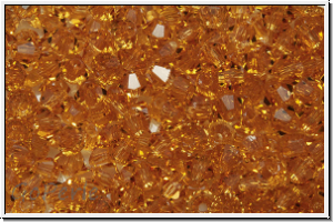 Preciosa� Bicone, 3mm, topaz, trans., 50 Stk.