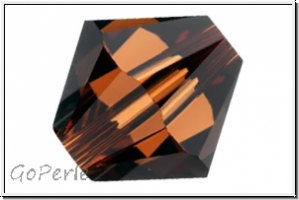 Preciosa� Bicone, 3mm, topaz, smoked, trans., 50 Stk.