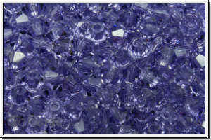 Preciosa� Bicone, 3mm, tanzanite, trans., 50 Stk.