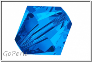 Preciosa� Bicone, 3mm, sapphire, trans., 50 Stk.