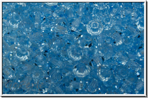 Preciosa� Bicone, 3mm, aquamarine, trans., 50 Stk.