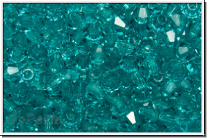 Preciosa� Bicone, 3mm, blue zircon, trans., 50 Stk.