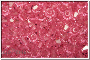 Preciosa� Bicone, 3mm, rose, trans., 50 Stk.