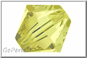 Preciosa� Bicone, 3mm, jonquil, trans., 50 Stk.