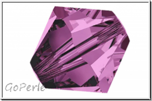 Preciosa� Bicone, 4mm, amethyst, trans., 50 Stk.