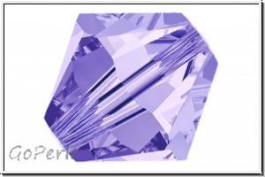 Preciosa� Bicone, 4mm, tanzanite, trans., 50 Stk.