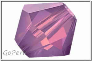 Preciosa� Bicone, 4mm, amethyst, opal, 50 Stk.