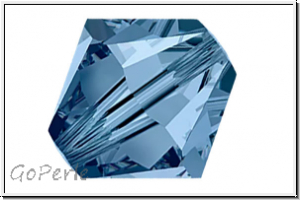 Preciosa� Bicone, 4mm, montana, trans., 50 Stk.
