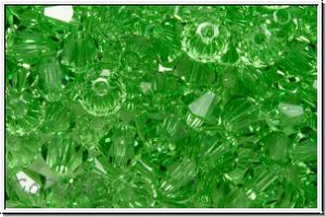 Preciosa� Bicone, 4mm, peridot, trans., 50 Stk.