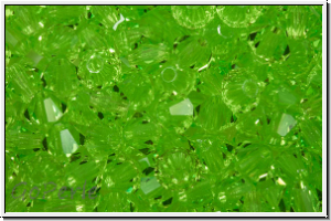 Preciosa� Bicone, 4mm, limecicle, trans., 50 Stk.