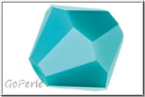 Preciosa� Bicone, 4mm, turquoise, op., 50 Stk.