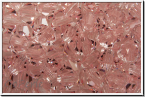 Preciosa� Bicone, 4mm, rose, lt., trans., 50 Stk.