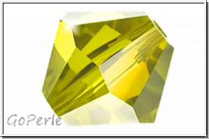 Preciosa� Bicone, 4mm, citrine, trans., 50 Stk.